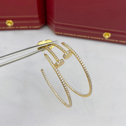 [⭐Haelin Jewelry]JUSTE EARRINGS FULL DIAMONDS 1.8MM