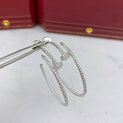 [⭐Haelin Jewelry]JUSTE EARRINGS FULL DIAMONDS 1.8MM