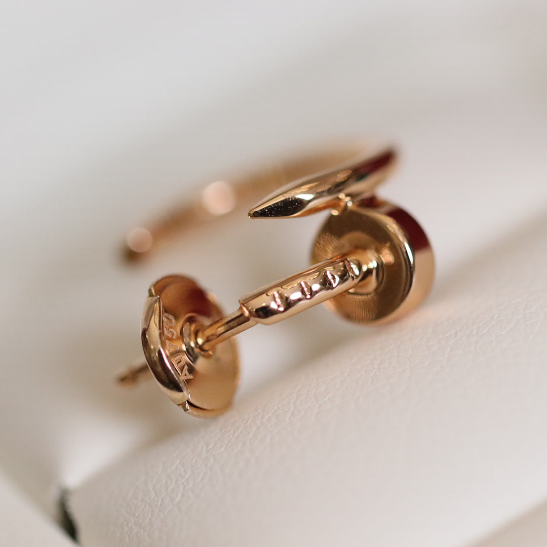 [⭐Haelin Jewelry]JUSTE EARRINGS PINK GOLD