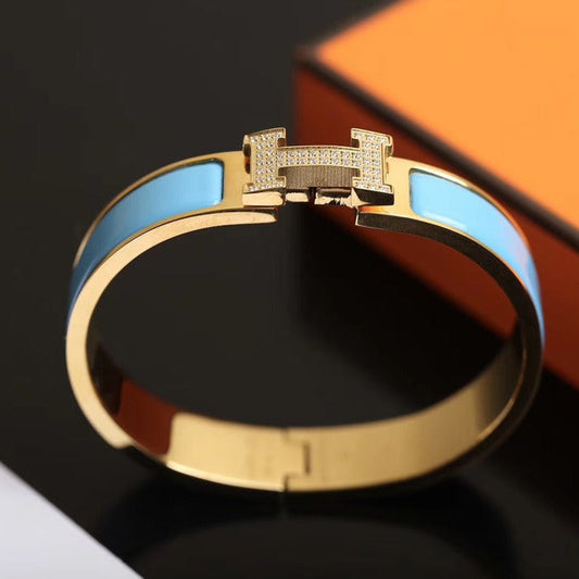 [⭐Haelin Jewelry]H CLOUD BLUE BRACELET GOLD DIAMOND