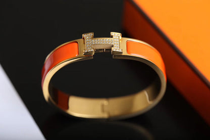 [⭐Haelin Jewelry]H BRACELET GOLD DIAMOND