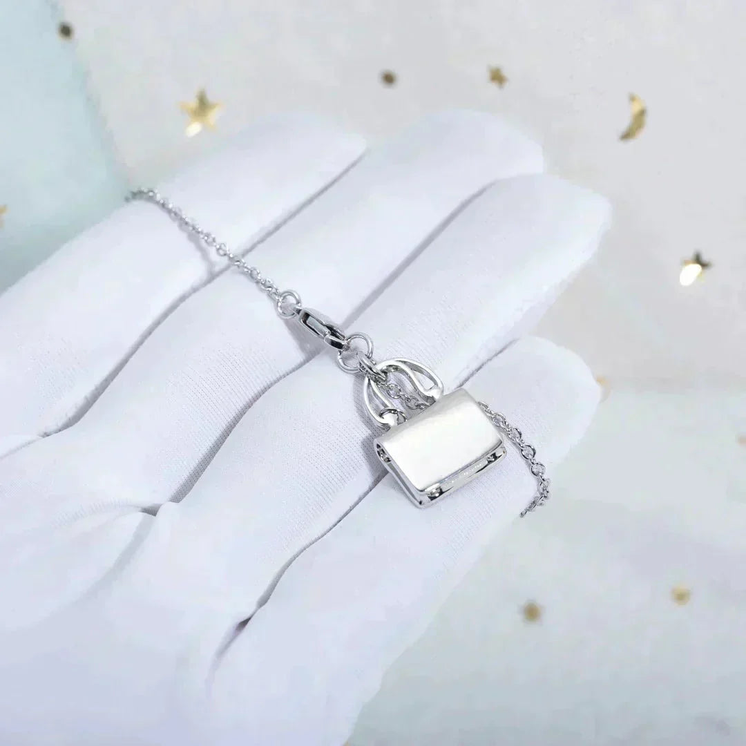 [⭐Haelin Jewelry]AMULETTE PEDANT SILVER NECKLACE