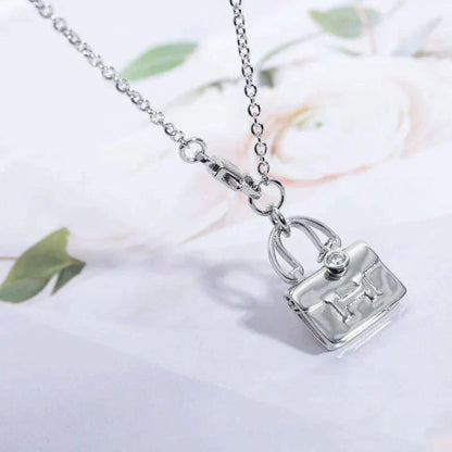 [⭐Haelin Jewelry]AMULETTE PEDANT SILVER NECKLACE