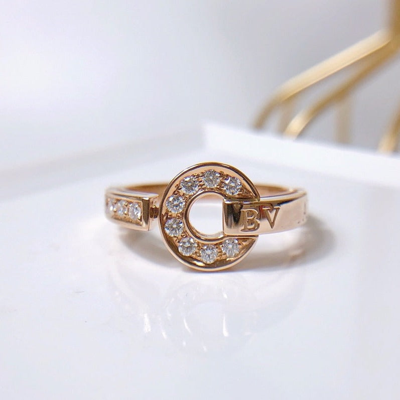 [⭐Haelin Jewelry]DREAM RING DIAMOND PINK GOLD