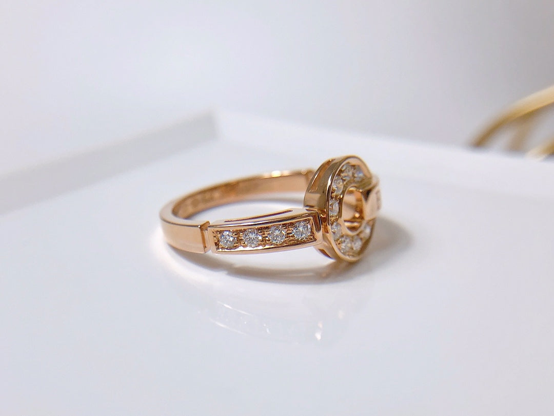 [⭐Haelin Jewelry]DREAM RING DIAMOND PINK GOLD