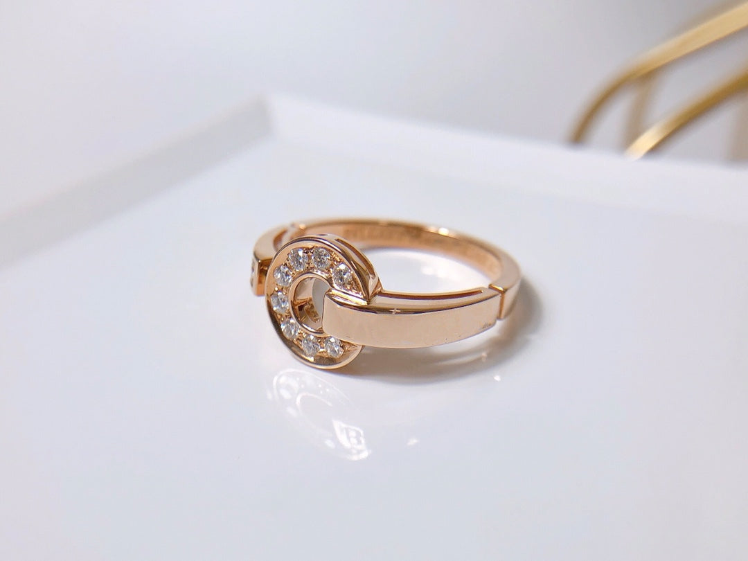 [⭐Haelin Jewelry]DREAM RING DIAMOND PINK GOLD