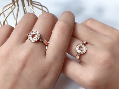 [⭐Haelin Jewelry]DREAM RING DIAMOND PINK GOLD