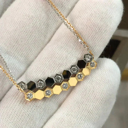 [⭐Haelin Jewelry]BEE LOVE NECKLACE DIAMOND