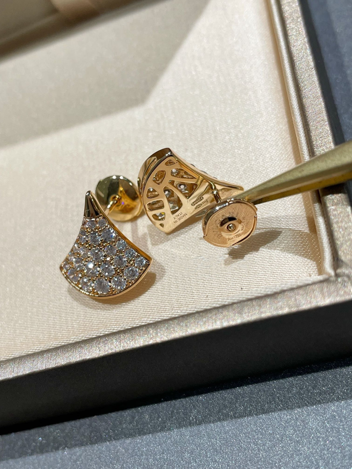 [⭐Haelin Jewelry]DREAM STUD EARRINGS DIAMOND