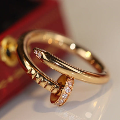 [⭐Haelin Jewelry]JUSTE RING 2.65MM GOLD DIAMOND