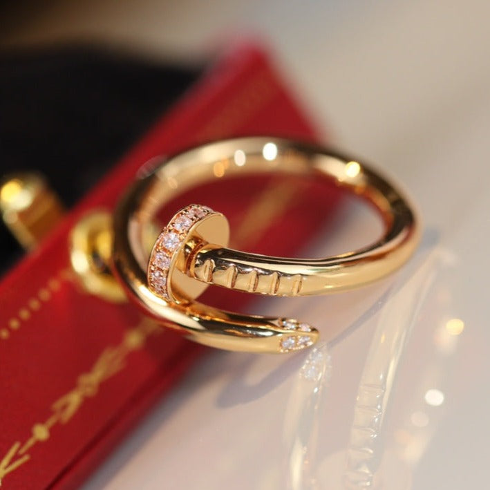 [⭐Haelin Jewelry]JUSTE RING 2.65MM GOLD DIAMOND