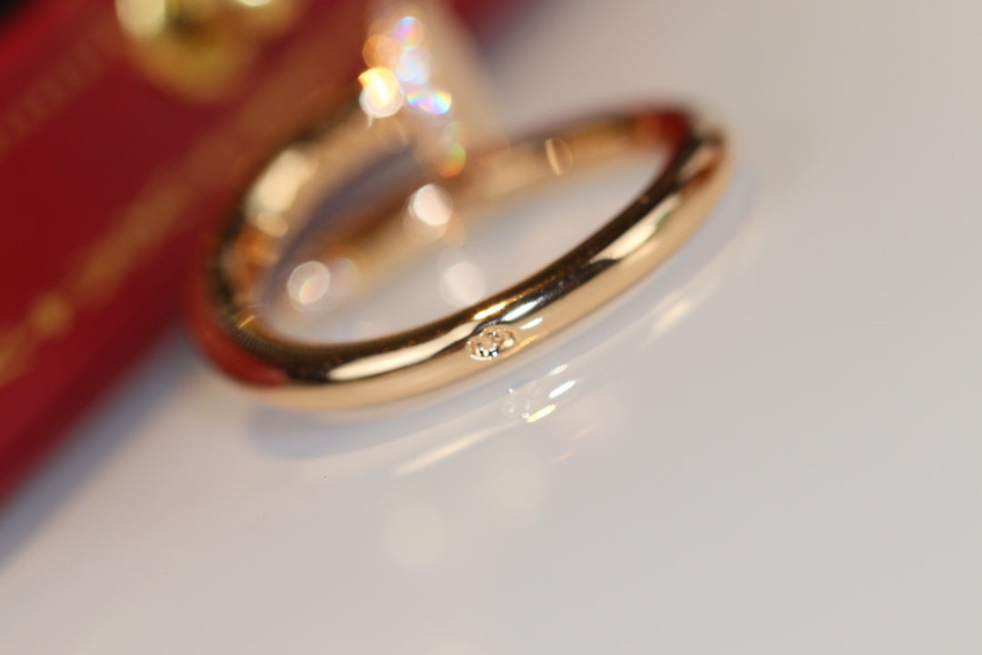 [⭐Haelin Jewelry]JUSTE RING 2.65MM GOLD DIAMOND