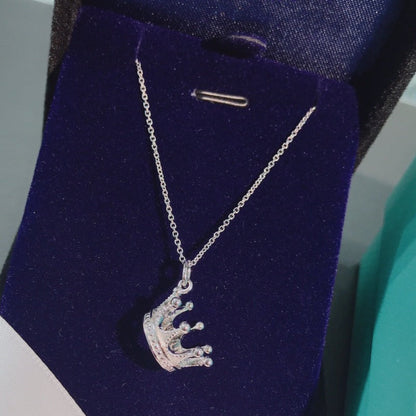 [Haelin Jewelry]CROWN PEDANT NECKLACE