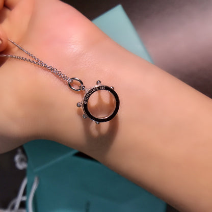 [Haelin Jewelry]CROWN PEDANT NECKLACE