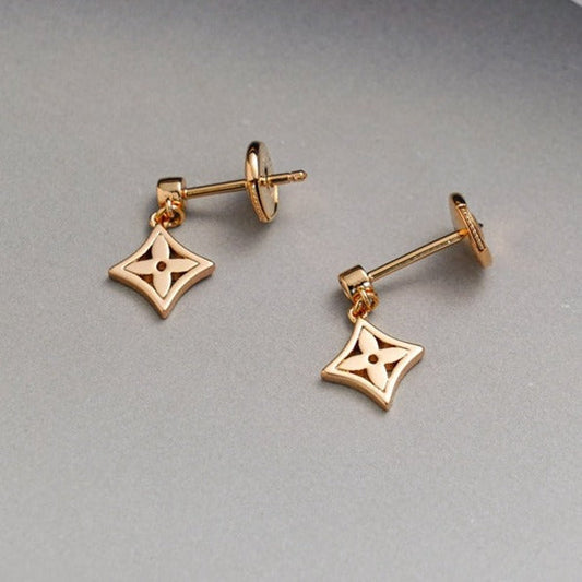[⭐Haelin Jewelry]STAR EARRINGS GOLD