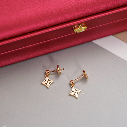 [⭐Haelin Jewelry]STAR EARRINGS GOLD