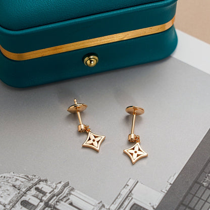 [⭐Haelin Jewelry]STAR EARRINGS GOLD