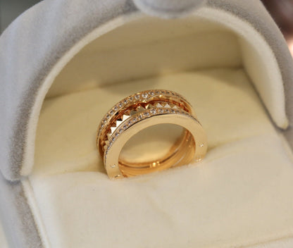 [⭐Haelin Jewelry]ZERO 1 GOLD DIAMOND RING