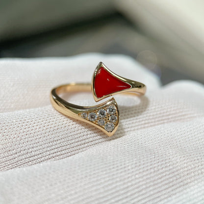 [⭐Haelin Jewelry]DREAM RING PINK GOLD DIAMOND
