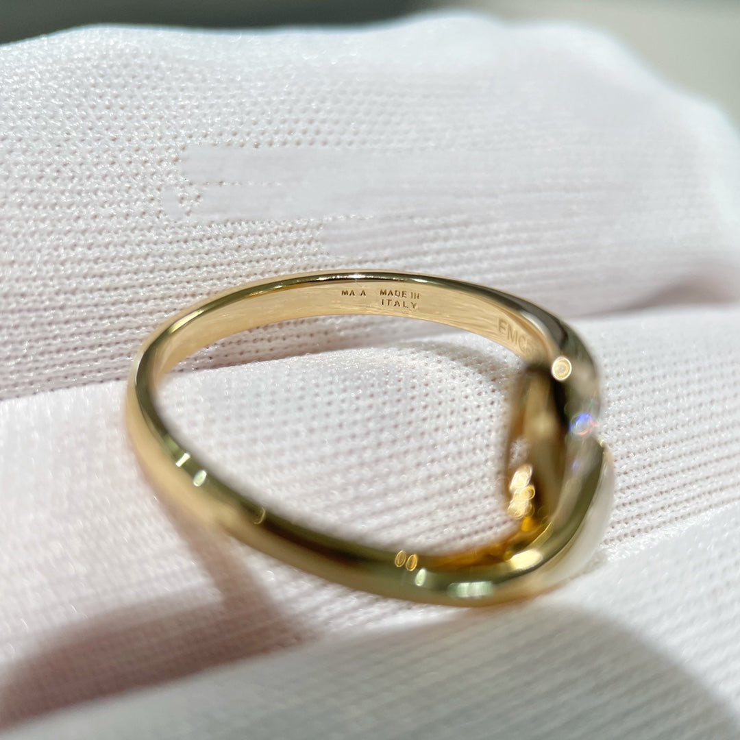 [⭐Haelin Jewelry]DREAM RING PINK GOLD DIAMOND