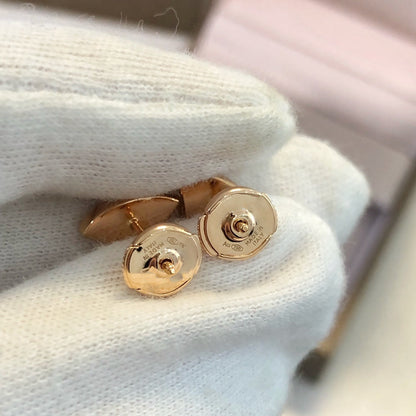 [⭐Haelin Jewelry]DREAM EARRINGS 3 MOTIFS ONYX MOP PINK GOLD