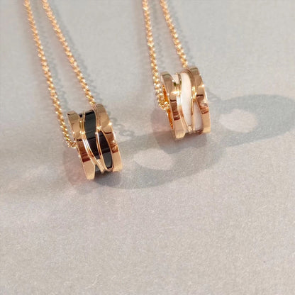 [⭐Haelin Jewelry]ZERO 1 NECKLACE PINK GOLD