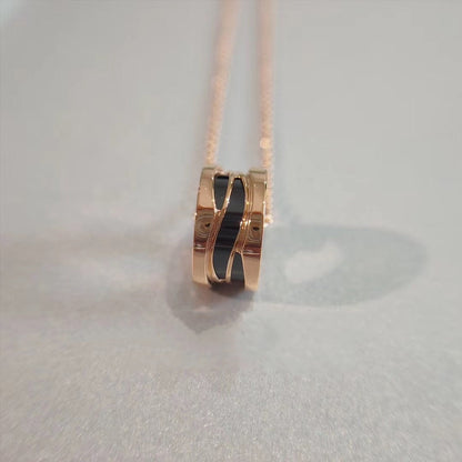 [⭐Haelin Jewelry]ZERO 1 NECKLACE PINK GOLD