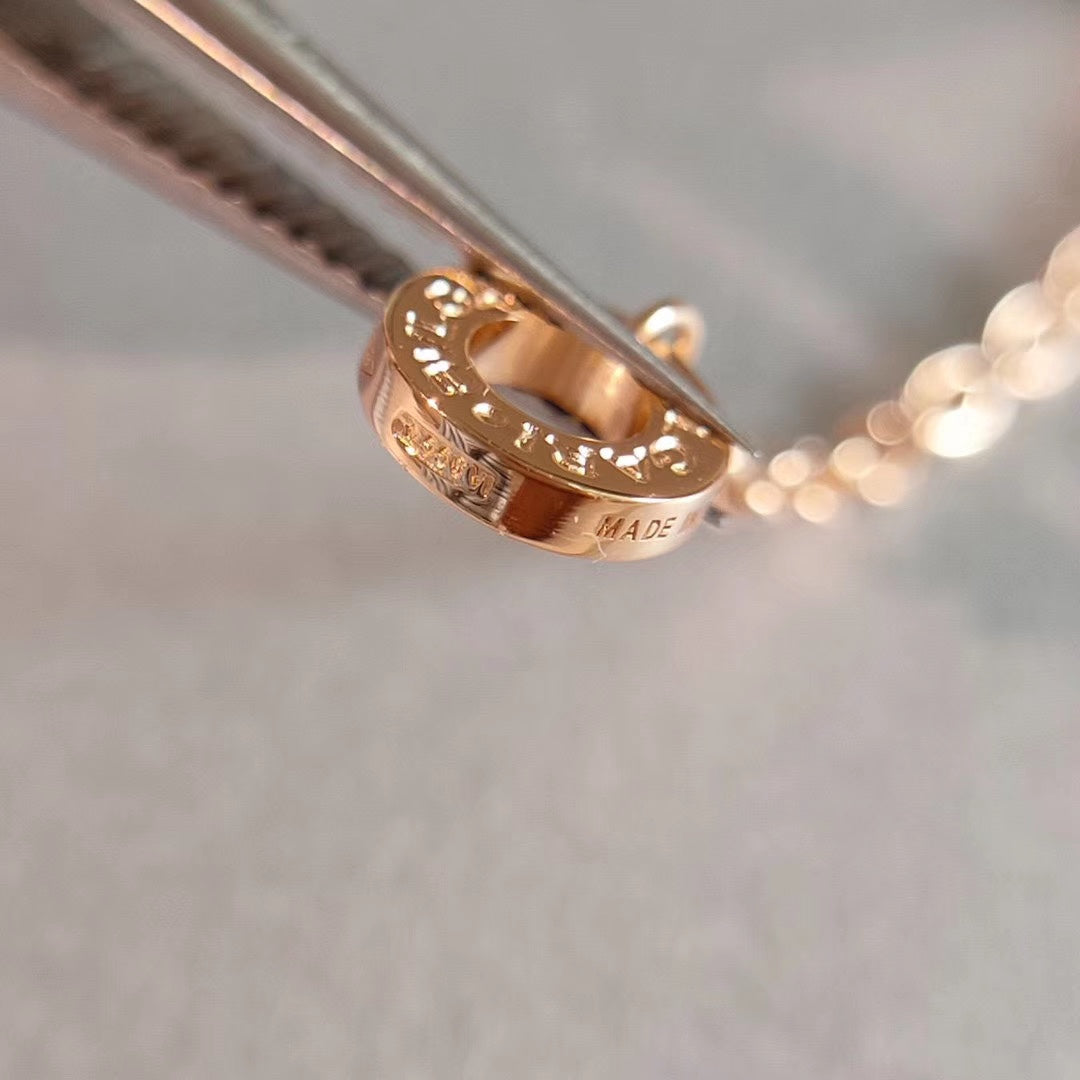 [⭐Haelin Jewelry]ZERO 1 NECKLACE PINK GOLD
