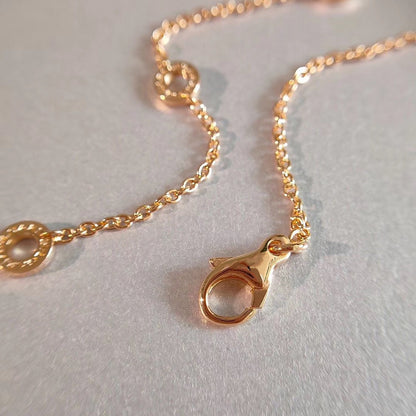 [⭐Haelin Jewelry]ZERO 1 NECKLACE PINK GOLD