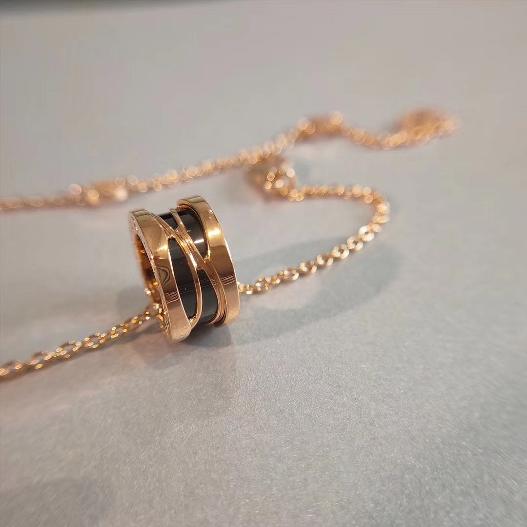 [⭐Haelin Jewelry]ZERO 1 NECKLACE PINK GOLD
