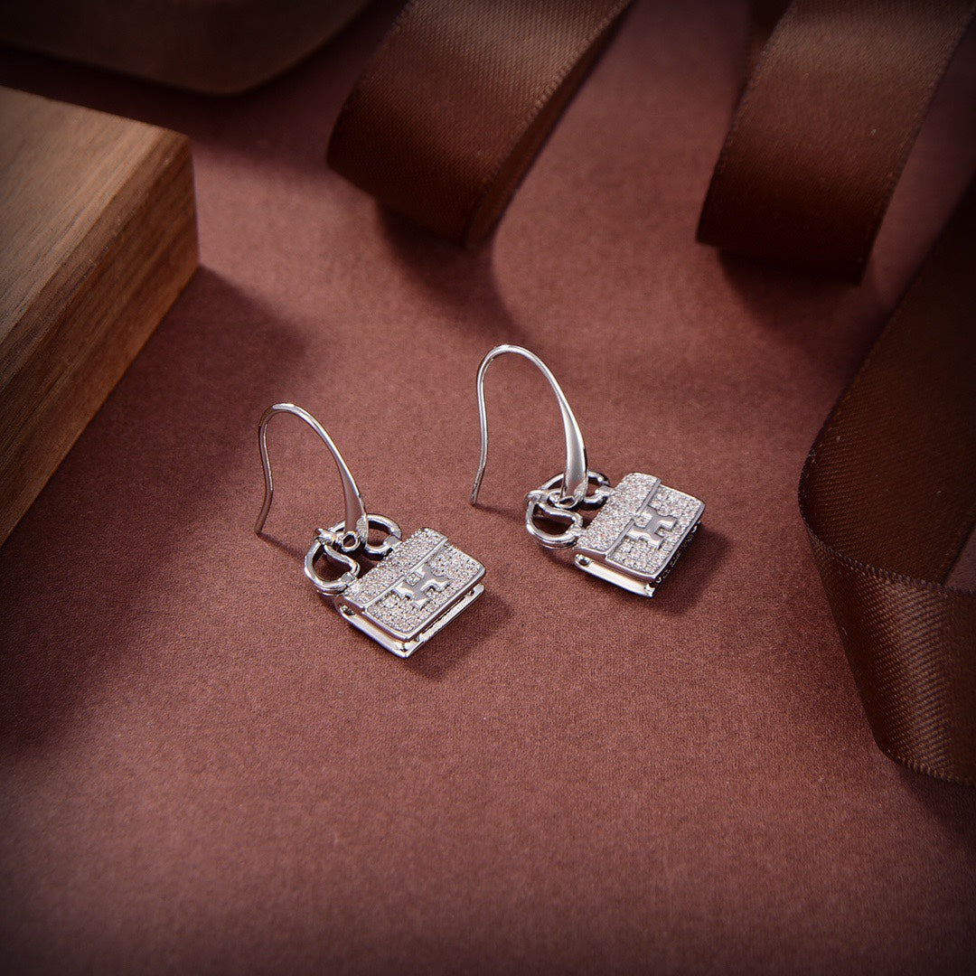 [⭐Haelin Jewelry]KELLY DIAMOND EARRINGS
