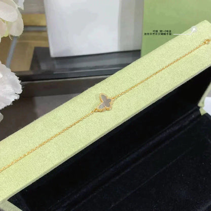 [⭐Haelin Jewelry]BUTTERFLY DARK MOP BUTTERFLY BRACELET