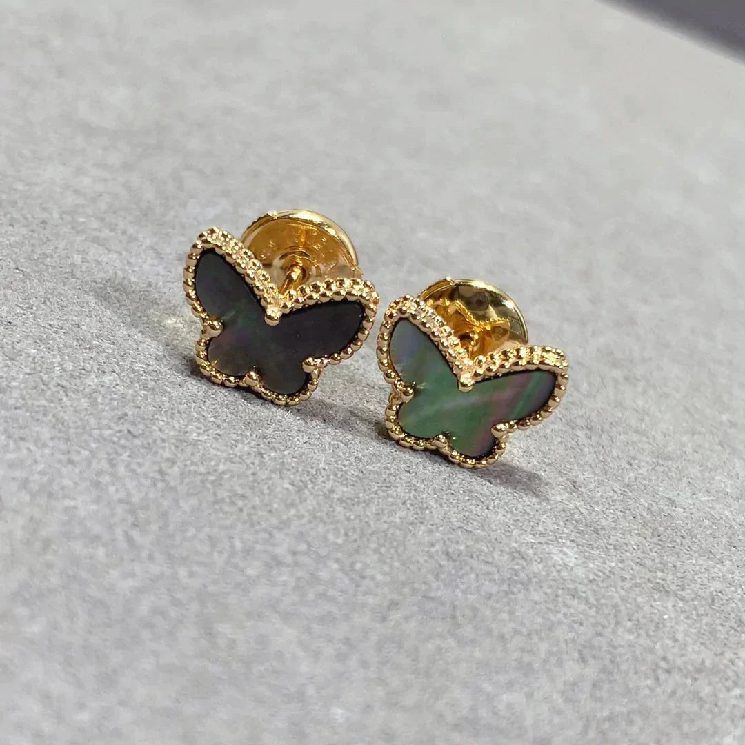 [⭐Haelin Jewelry]BUTTERFLY DARK MOP  EARRINGS