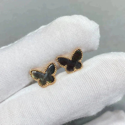 [⭐Haelin Jewelry]BUTTERFLY DARK MOP  EARRINGS