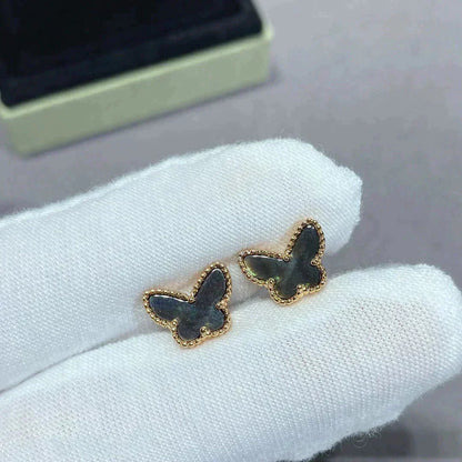 [⭐Haelin Jewelry]BUTTERFLY DARK MOP  EARRINGS