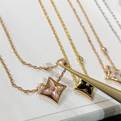 [⭐Haelin Jewelry]STAR BLACK MOP NECKLACE