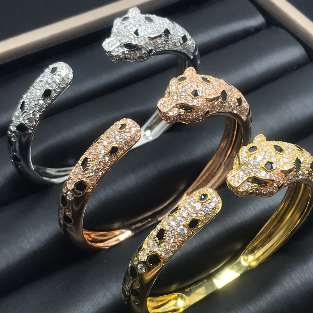 [⭐Haelin Jewelry]PANTHERE BIG BRACELET DIAMONDS