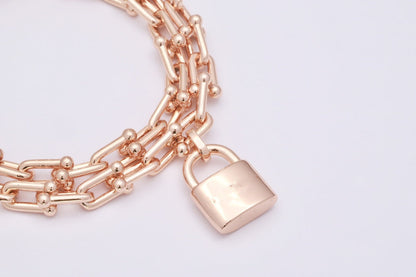 [Haelin Jewelry]HARDWEAR WRAP PINK GOLD BRACELET