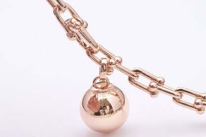 [Haelin Jewelry]HARDWEAR WRAP PINK GOLD BRACELET