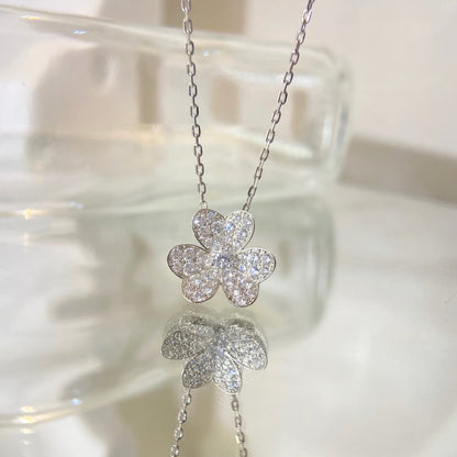 [⭐Haelin Jewelry]FLOWER DIAMOND NECKLACE