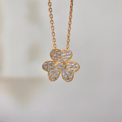 [⭐Haelin Jewelry]FLOWER DIAMOND NECKLACE