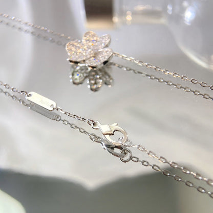 [⭐Haelin Jewelry]FLOWER DIAMOND NECKLACE