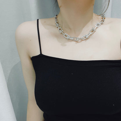 [Haelin Jewelry]HARDWEAR NECKLACE DIAMOND PAVED