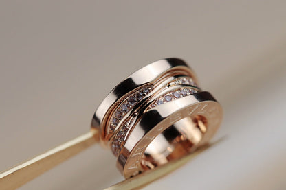 [⭐Haelin Jewelry]ZERO 1 PINK GOLD DIAMOND NECKLACE