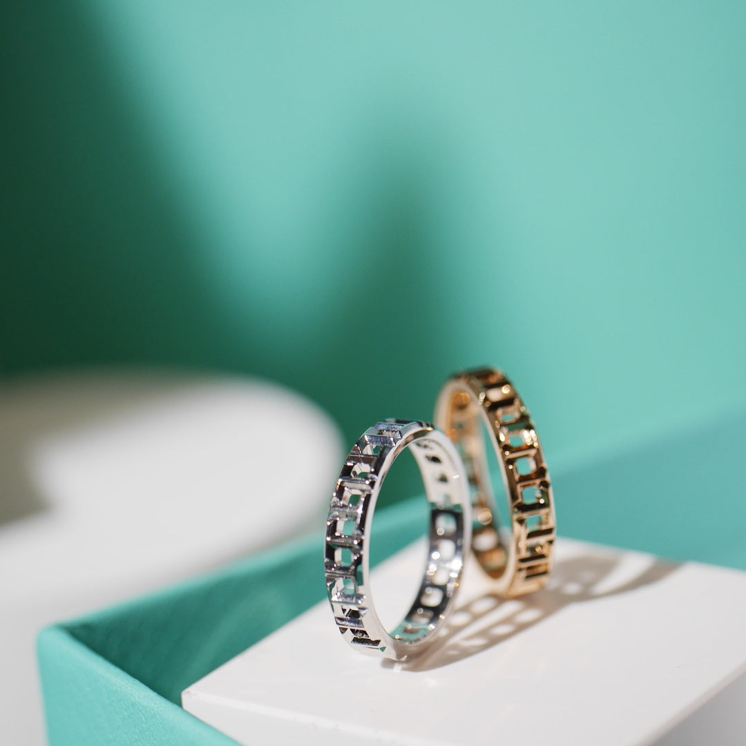 [Haelin Jewelry]T TRUE 3.5MM PINK GOLD RING