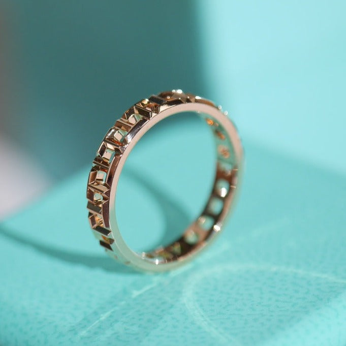 [Haelin Jewelry]T TRUE 3.5MM PINK GOLD RING
