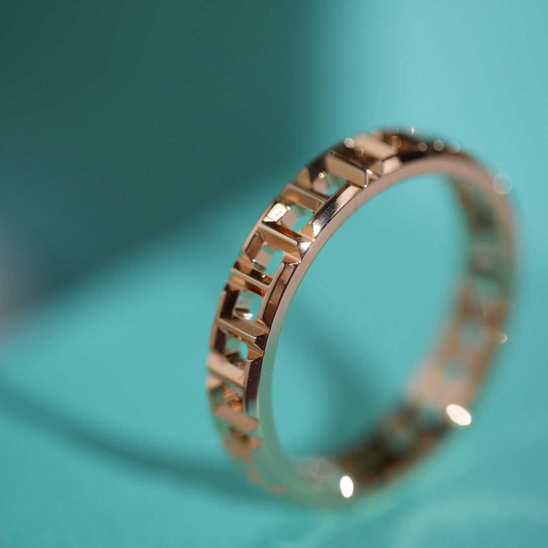 [Haelin Jewelry]T TRUE 3.5MM PINK GOLD RING