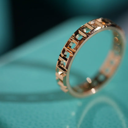 [Haelin Jewelry]T TRUE 3.5MM PINK GOLD RING