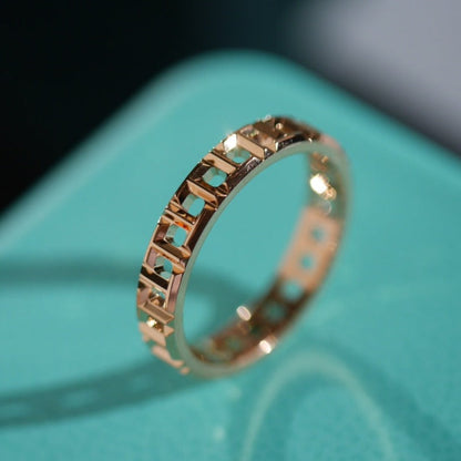 [Haelin Jewelry]T TRUE 3.5MM PINK GOLD RING