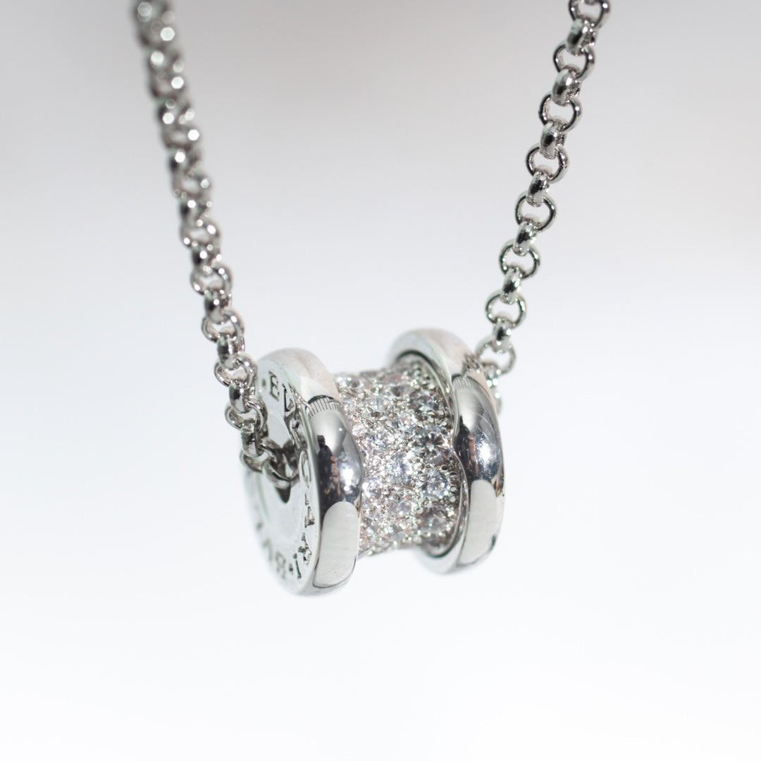 [⭐Haelin Jewelry]ZERO 1 SILVER DIAMOND NECKLACE
